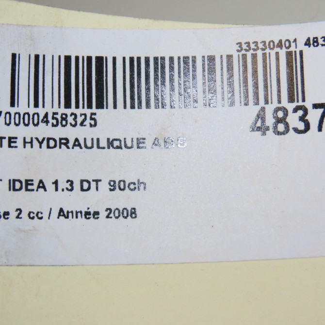 Unité hydraulique ABS occasion FIAT IDEA Phase 1 04-1995->04-1999 1.3 DT 90ch 71748419 5