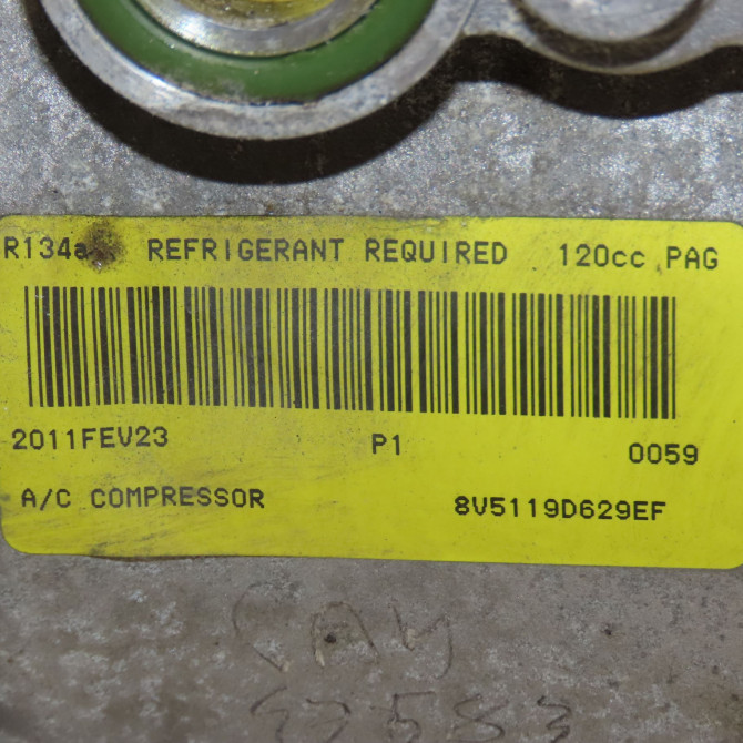 Compresseur air conditionne occasion FORD FIESTA VI Phase 1 10-2008->11-2012 1.4i 1763935 5