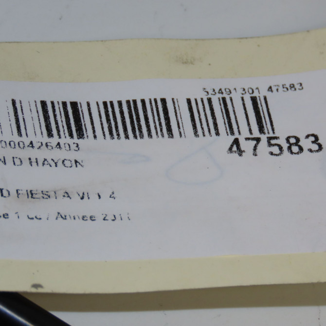 Verin droit hayon occasion FORD FIESTA VI Phase 1 10-2008->11-2012 1.4i 1666068 3