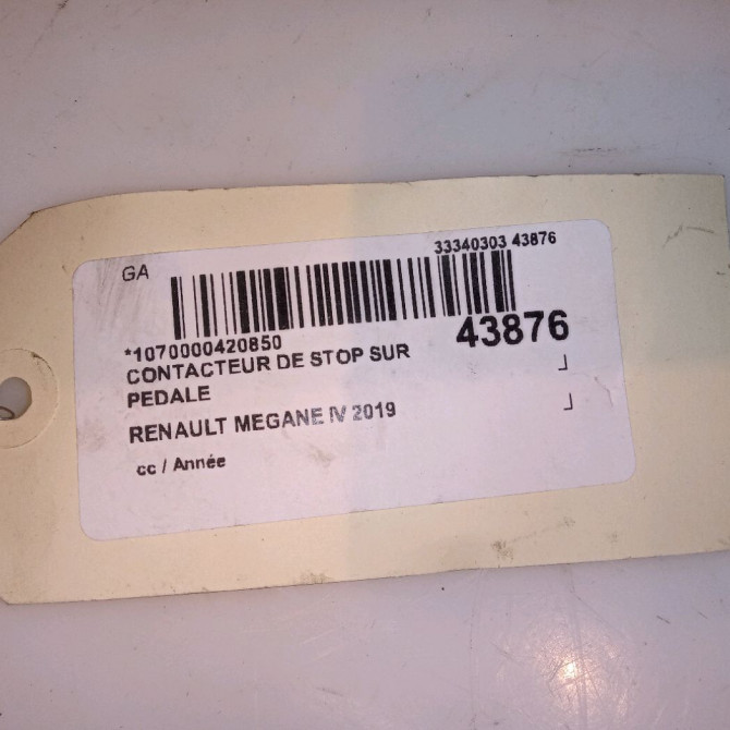 occasion RENAULT MEGANE IV Phase 1 12-2015->... 1.5 DCi 115ch 4