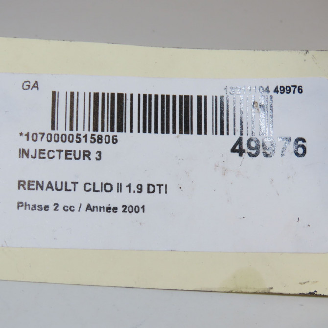 occasion RENAULT CLIO II Phase 2 06-2001->07-2006 1.9 DTI 80ch 8200047509 4