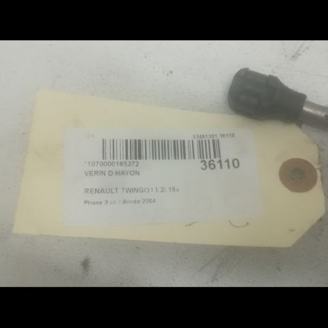 Verin droit hayon occasion RENAULT TWINGO I Phase 3 08-2000->06-2007 1.2i 16v 2