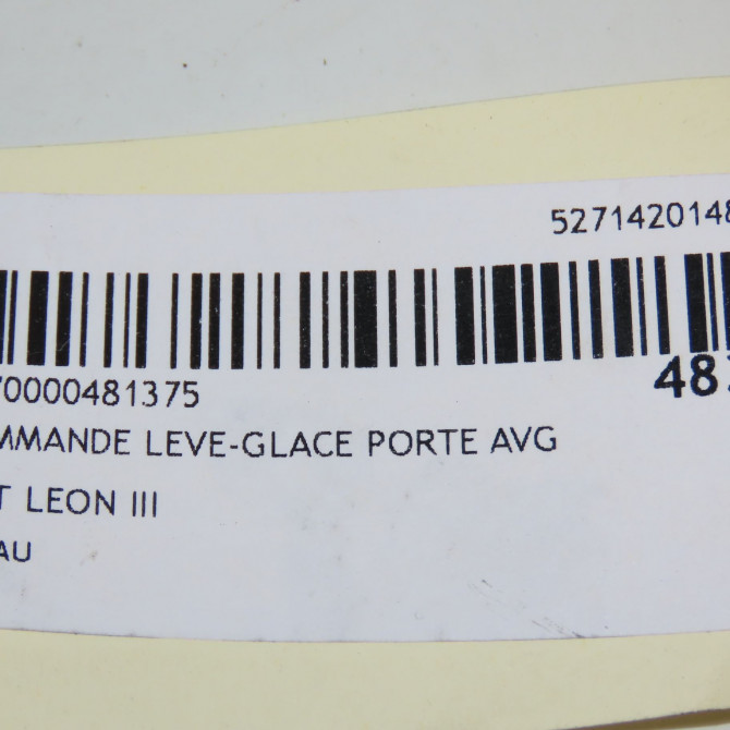 Commande lève-glace porte avant gauche occasion SEAT LEON III 5G0959857EWZU 5
