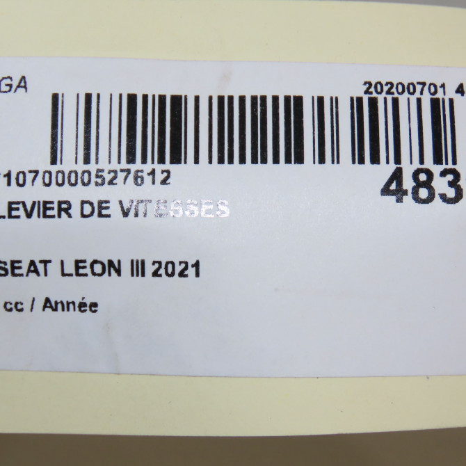 Levier de vitesses occasion SEAT LEON III 5FA713059BUUN 6