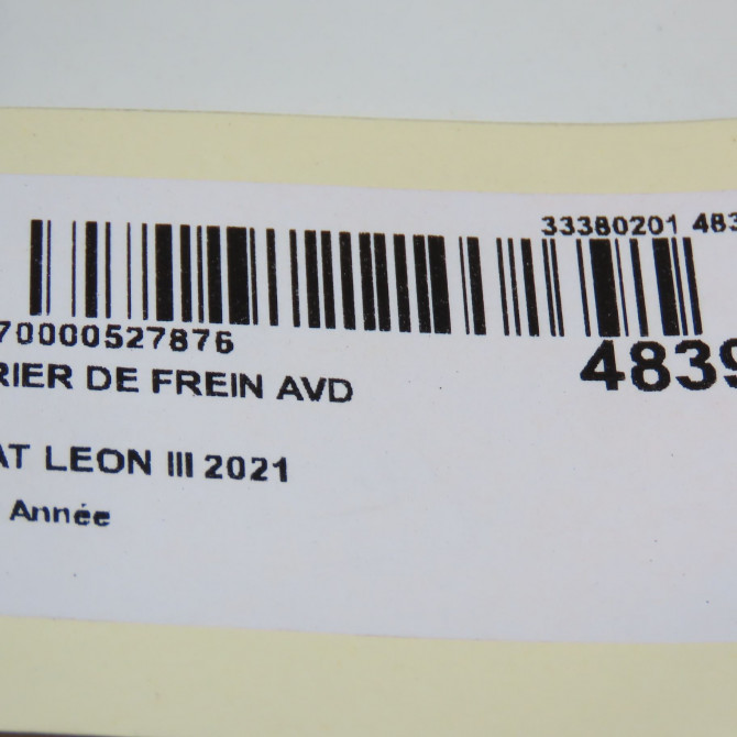 Etrier de frein avant droit occasion SEAT LEON III 5WA615124 7