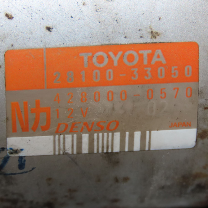 Démarreur occasion TOYOTA YARIS I Phase 2 03-2003->12-2005 75 D-4D 2810033040 6