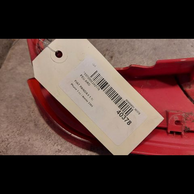 Feu arrière droit occasion FIAT PANDA II Phase 1 09-2003->12-2012 1.1i 51705458 3