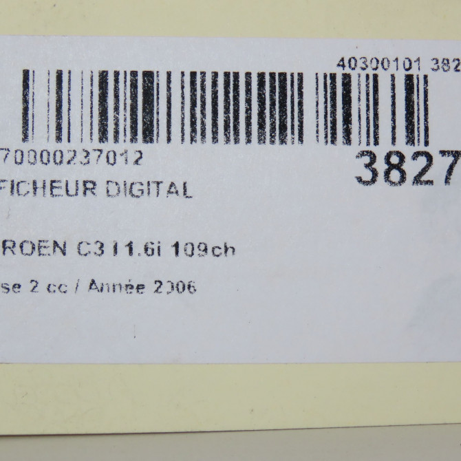 Afficheur digital occasion CITROEN C3 I Phase 2 10-2005->12-2010 1.6i 109ch 5