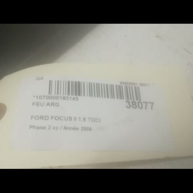 Feu arrière gauche occasion FORD FOCUS II Phase 2 01-2008->12-2010 1.6 TDCI 90ch 1520771 3