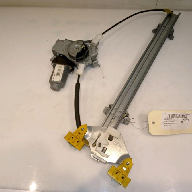 Mecanisme + moteur lève-glace avant droit occasion NISSAN NOTE I phase 2 03-2009->02-2014 807009U00D 1