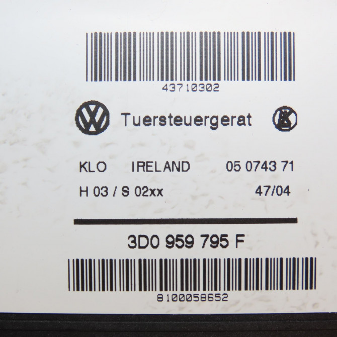 Mecanisme+moteur leve-glace arg occasion VOLKSWAGEN TOUAREG I 7L0839461D 6