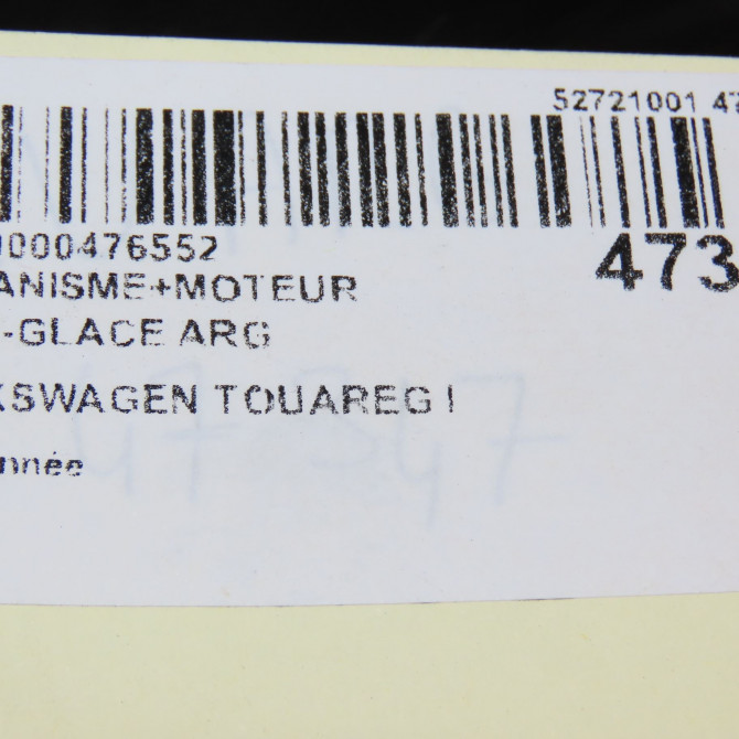 Mecanisme+moteur leve-glace arg occasion VOLKSWAGEN TOUAREG I 7L0839461D 7