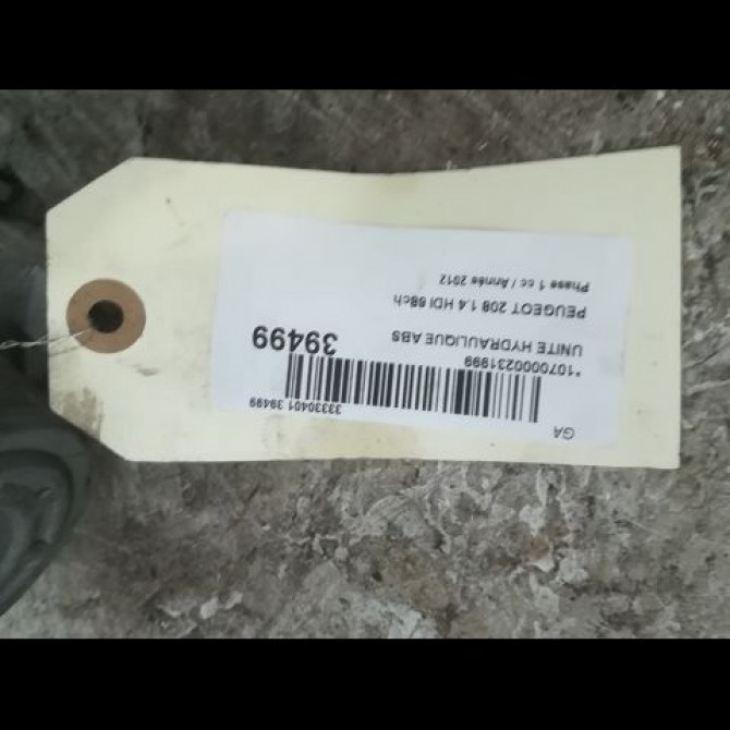 Unité hydraulique ABS occasion PEUGEOT 208 208 Phase 1 2012-03-01->2015-09-30 1.4 HDI 68ch 1610134480 3