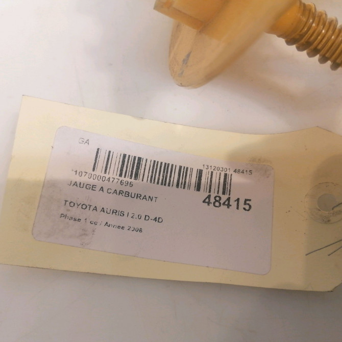 Jauge a carburant occasion TOYOTA AURIS I Phase 1 03-2007->03-2010 2.0 D-4D 4