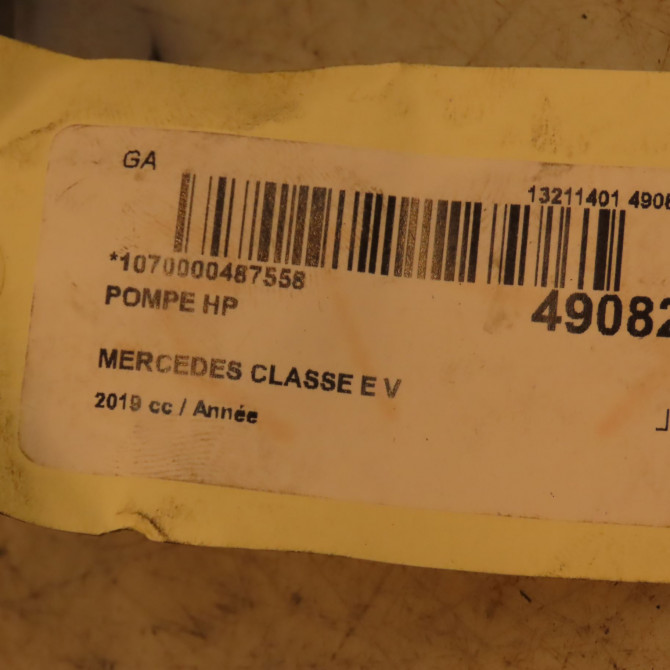 Pompe hp occasion MERCEDES CLASSE E V Phase 1 02-2016->... 6540704301 4