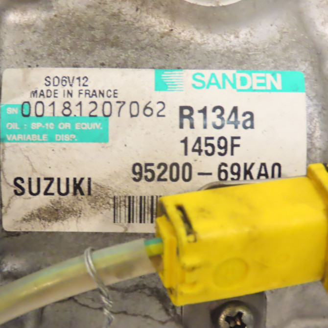 Compresseur air conditionne occasion SUZUKI SX4 I Phase 1 04-2006->03-2014 1.6 DDIS 90ch 9520069KA0 3