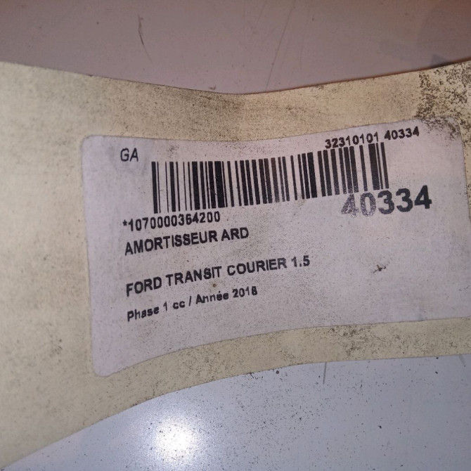 Amortisseur arrière droit occasion FORD 146 Phase 1 04-1995->04-1999 1.5 TDCI 75ch 2070079 5