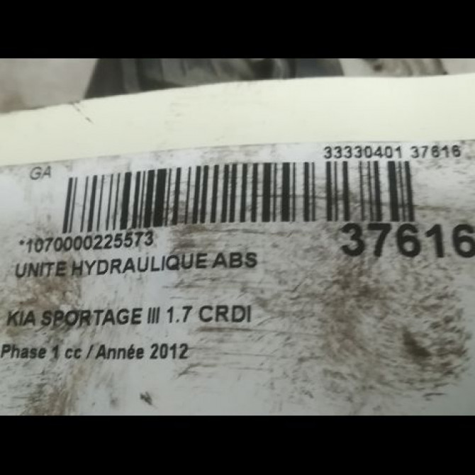 Unité hydraulique ABS occasion KIA SPORTAGE III Phase 1 09-2010->... 1.7 CRDI 115ch 589203U310 3