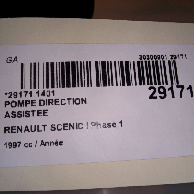 Pompe direction assistee occasion RENAULT SCENIC I Phase 1 09-1996->08-1999 5