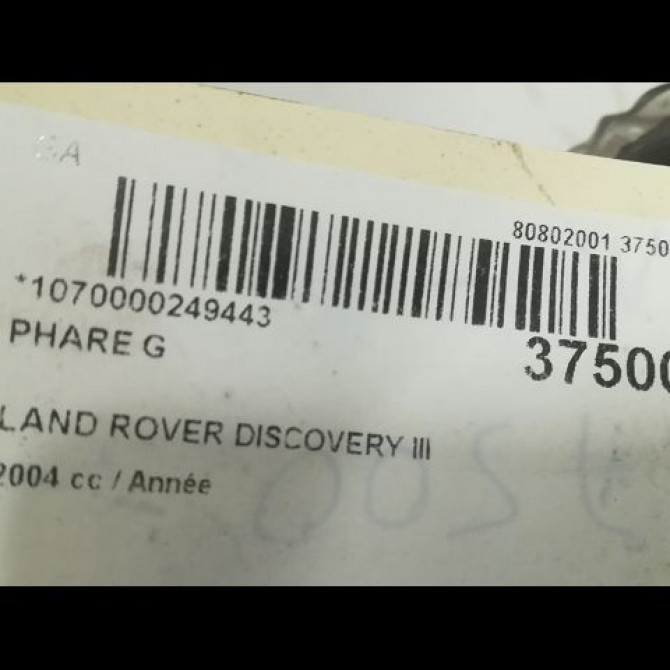 Phare gauche occasion LAND ROVER DISCOVERY III phase 1 09-2004->09-2009 3