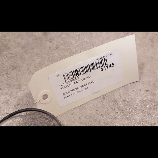 Klaxon  / avertisseur occasion BOLLORE BLUECAR Phase 1 01-2011->... ELEC 3
