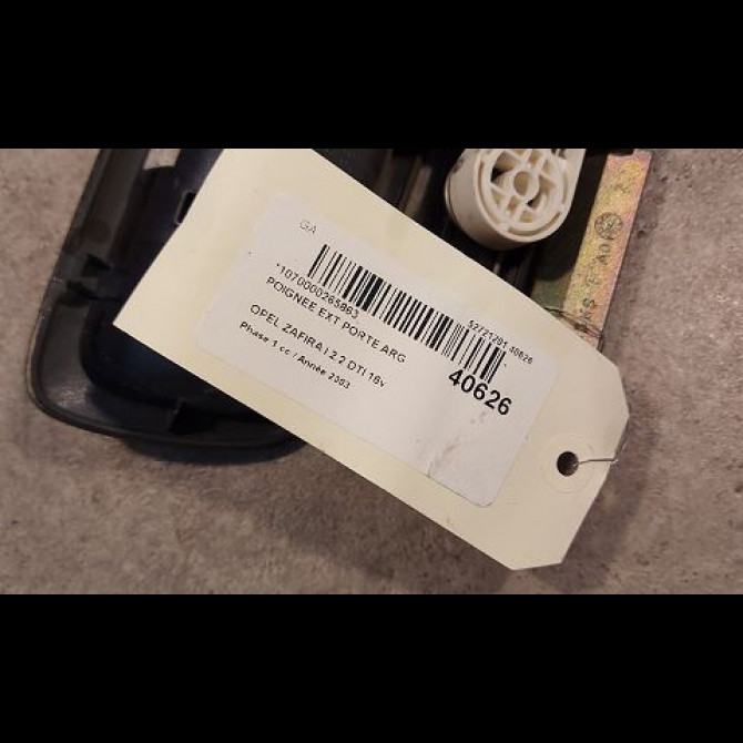 Poignee ext porte arg occasion OPEL ZAFIRA I Phase 1 03-1999->07-2005 2.2 DTI 16v 125ch 24455353 3