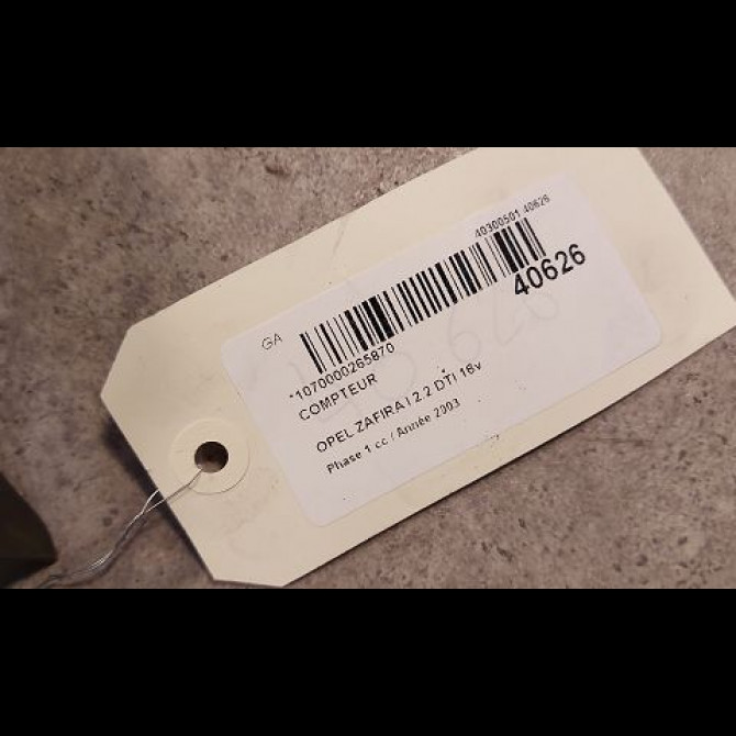 Compteur occasion OPEL ZAFIRA I Phase 1 03-1999->07-2005 2.2 DTI 16v 125ch 93174415 3
