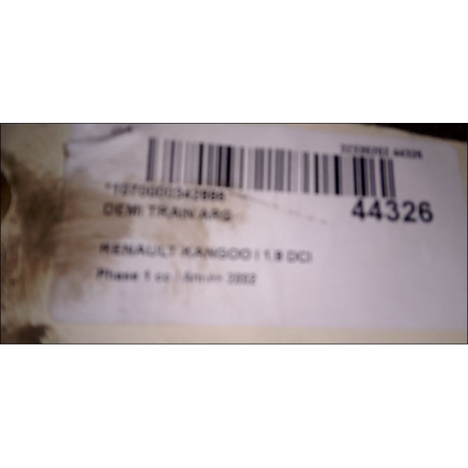 Demi train arg occasion RENAULT KANGOO I Phase 1 09-1997->06-2003 1.9 DCI 8v 80ch 2
