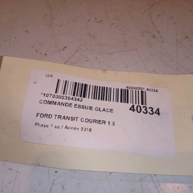 Commande essuie glace occasion FORD 146 Phase 1 04-1995->04-1999 1.5 TDCI 75ch 1673151 4