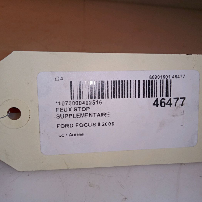 Feux stop supplementaire occasion FORD FOCUS II Phase 1 09-2004->12-2007 1.6 TI-VCT 1545615 4