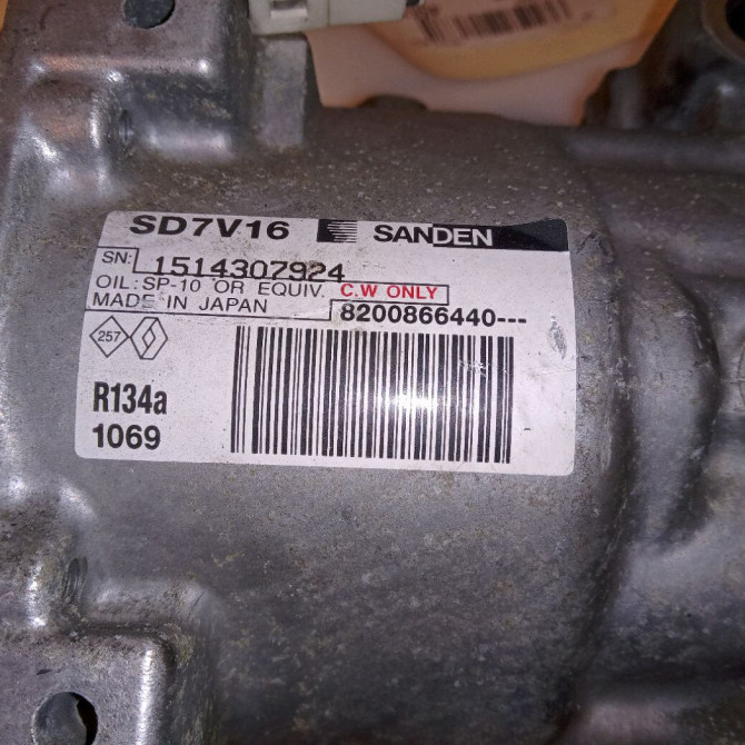 Compresseur air conditionne occasion DACIA SANDERO I Phase 1 06-2008->10-2012 1.4 MPI 75ch 926000097R 5