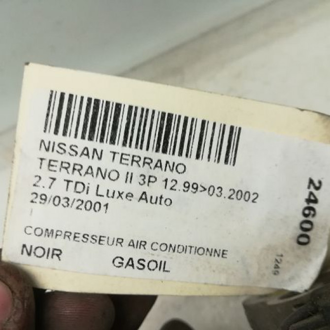 Compresseur air conditionne occasion NISSAN TERRANO II 926000F001 4