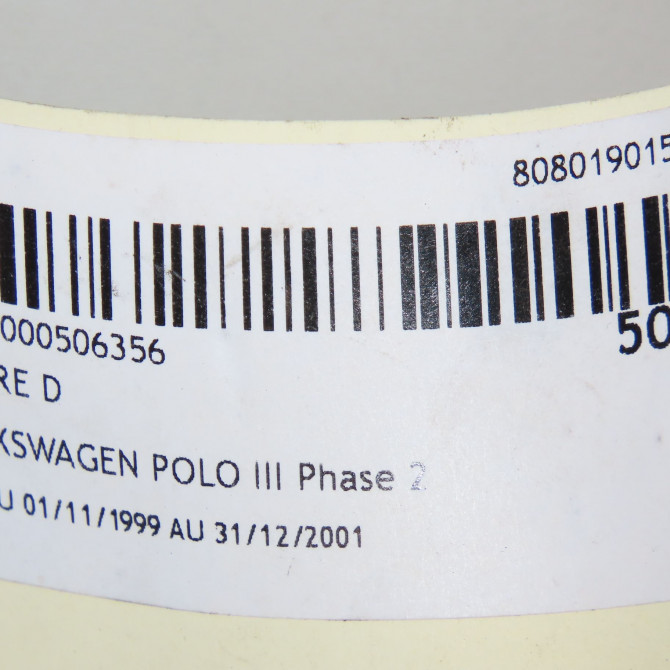 Phare droit occasion VOLKSWAGEN POLO III Phase 2 11-1999->12-2001 1.4 6N1941018AA 6
