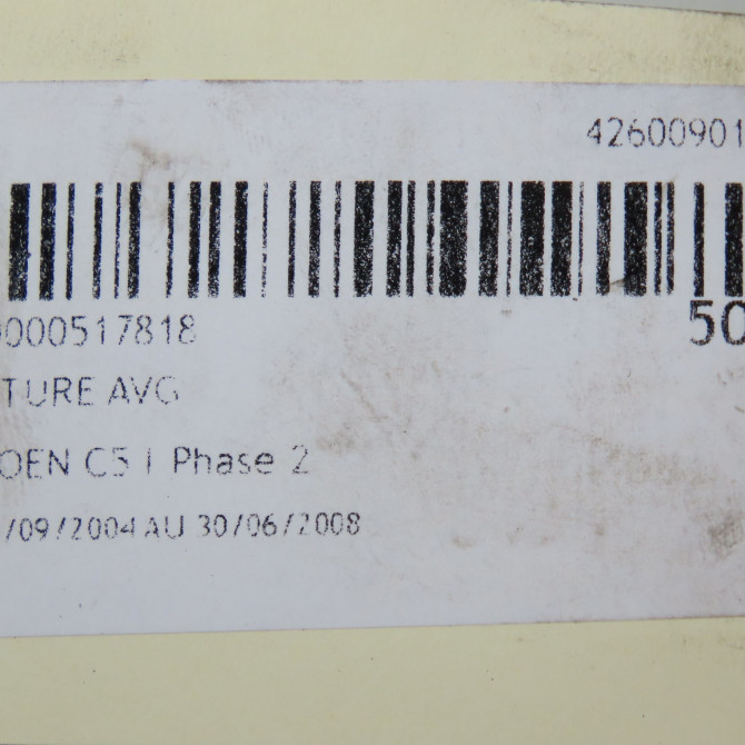 Ceinture avant gauche occasion CITROEN C5 I Phase 2 09-2004->06-2008 8974Z0 4