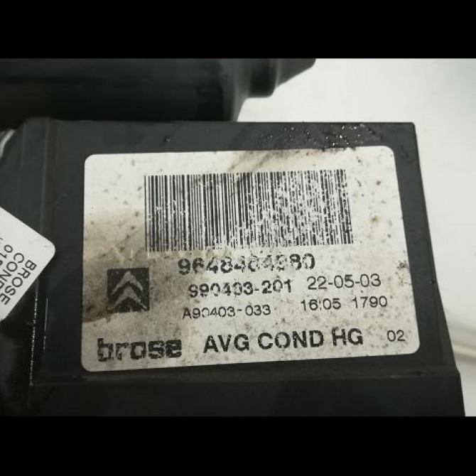 Mecanisme+moteur leve-glace avg occasion CITROEN C5 I Phase 1 03-2001->09-2004 2.2 HDi 9221P7 5