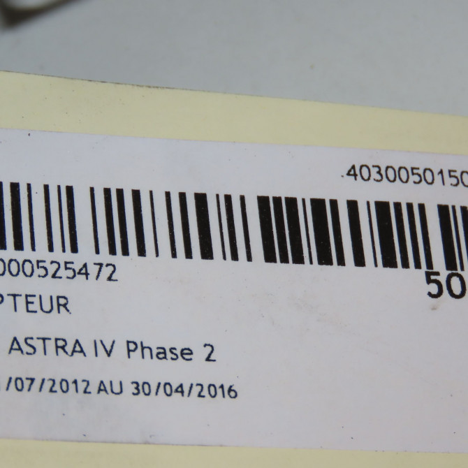 Compteur occasion OPEL ASTRA IV ASTRA IV Phase 2 2012-07-01->2016-04-30 13433783 6