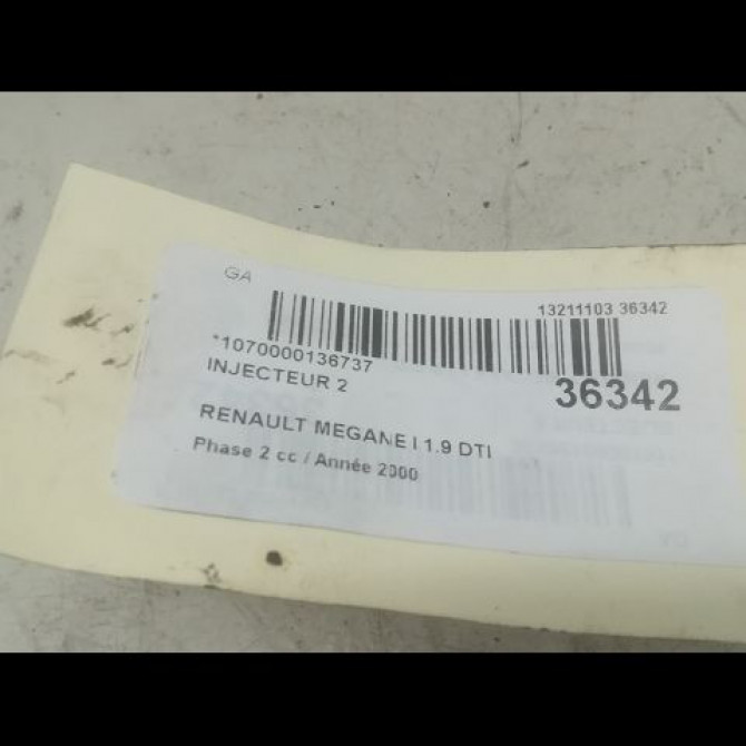 occasion RENAULT MEGANE I Phase 2 03-1999->06-2003 1.9 DTI 7700112880 3