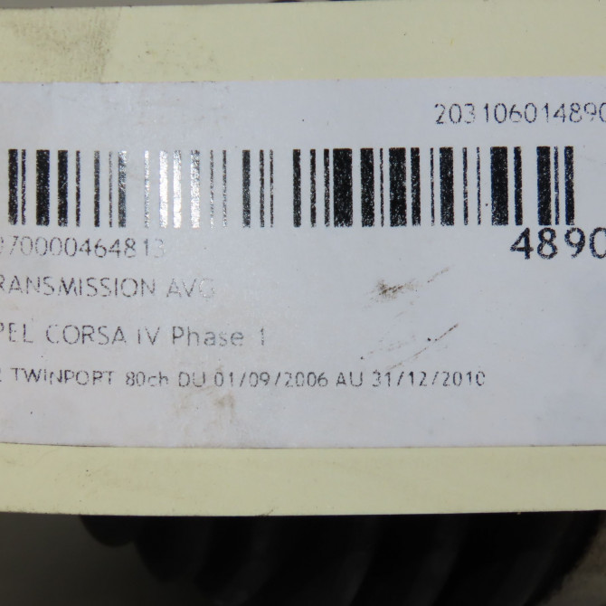 Transmission avant gauche occasion OPEL CORSA IV Phase 1 09-2006->12-2010 1.2 TWINPORT 80ch 13248675 6