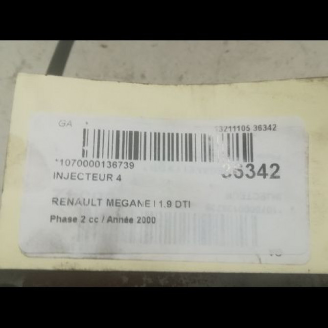 occasion RENAULT MEGANE I Phase 2 03-1999->06-2003 1.9 DTI 7700112880 3