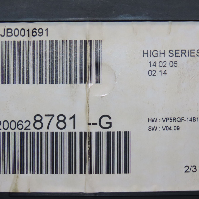 Compteur occasion RENAULT CLIO III Phase 1 09-2005->03-2009 1.6i 16v 110ch 8201031458 3