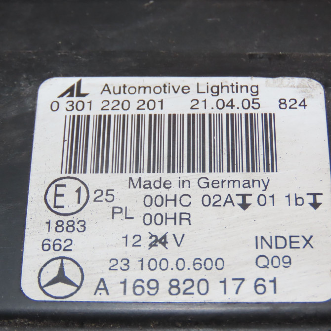 Phare gauche occasion MERCEDES CLASSE B I Phase 1 06-2005->04-2008 B200CDI 140ch 1698202561 3