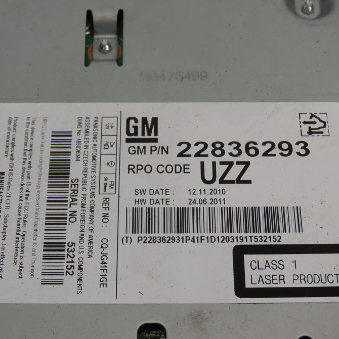 Autoradio occasion OPEL ASTRA IV 84046061 4