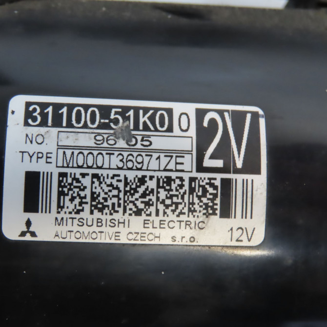 Démarreur occasion OPEL AGILA II Phase 1 03-2008->12-2014 1.0i 65ch 93194147 3