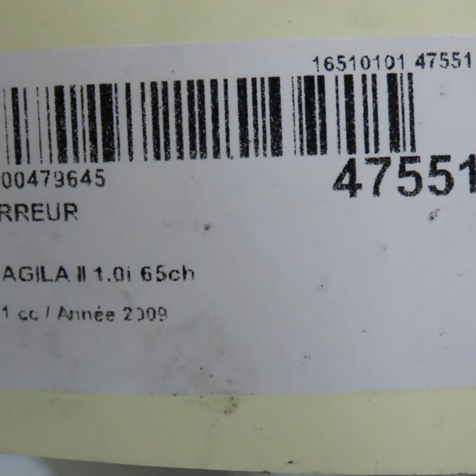 Démarreur occasion OPEL AGILA II Phase 1 03-2008->12-2014 1.0i 65ch 93194147 5