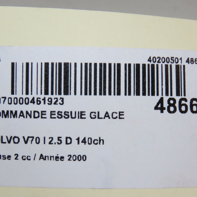 Commande essuie glace occasion VOLVO V70 I Phase 2 02-2000->06-2004 2.5 D 140ch 9162453 4