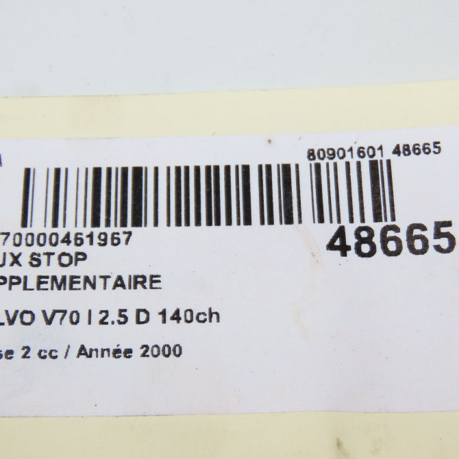 Feux stop supplementaire occasion VOLVO V70 I Phase 2 02-2000->06-2004 2.5 D 140ch 9151490 4