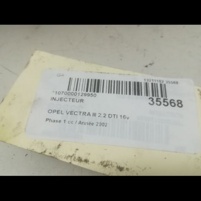 Injecteur occasion OPEL VECTRA III Phase 1 06-2002->10-2005 2.2 DTI 16v 125ch 9196701 3