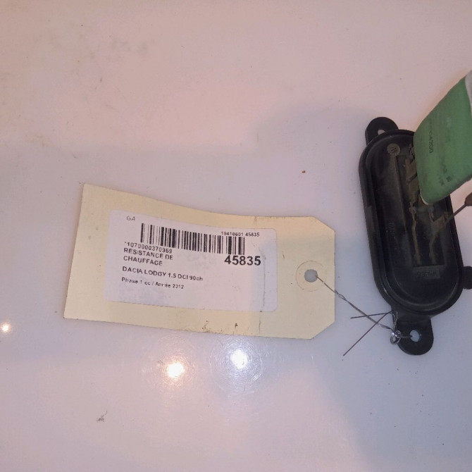 Resistance de chauffage occasion DACIA LODGY Phase 1 01-2012->... 1.5 DCI 90ch 271432376R 4