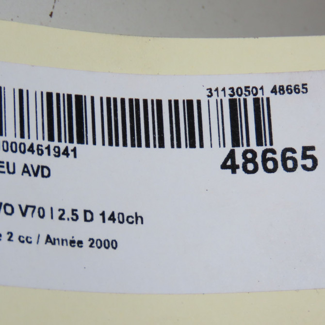 Moyeu avd occasion VOLVO V70 I Phase 2 02-2000->06-2004 2.5 D 140ch 272456 5