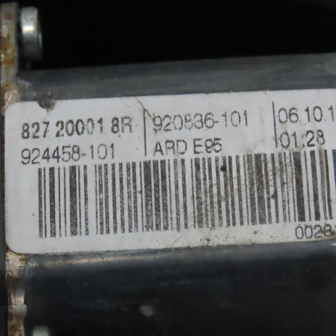 Mecanisme+moteur leve-glace ard occasion RENAULT MEGANE III Phase 1 11-2008->01-2012 1.9 DCI 130ch 827201508R 5